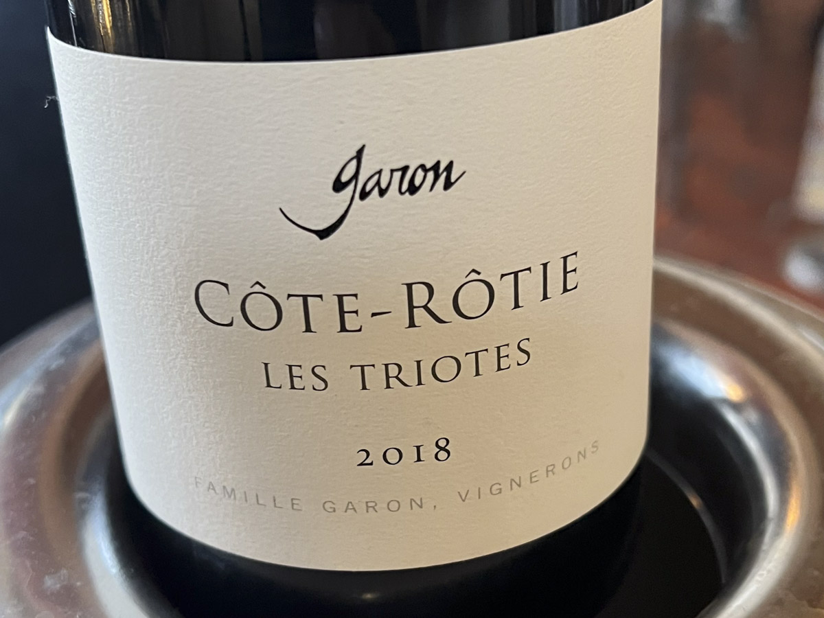 Anmeldelse af Famille Garon Côte-Rôtie Les Triotes 2018