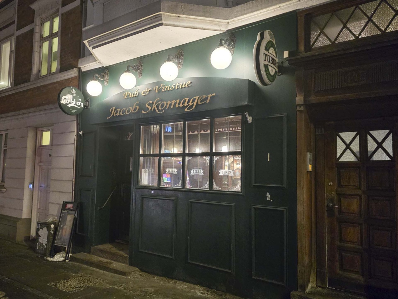 Jacob Skomager i Frederiks Allé i Aarhus C