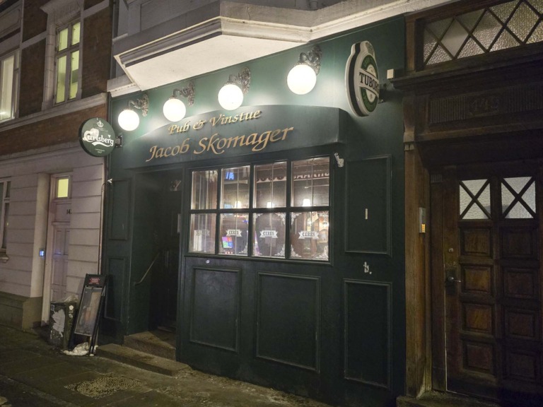 Jacob Skomager i Frederiks Allé i Aarhus C