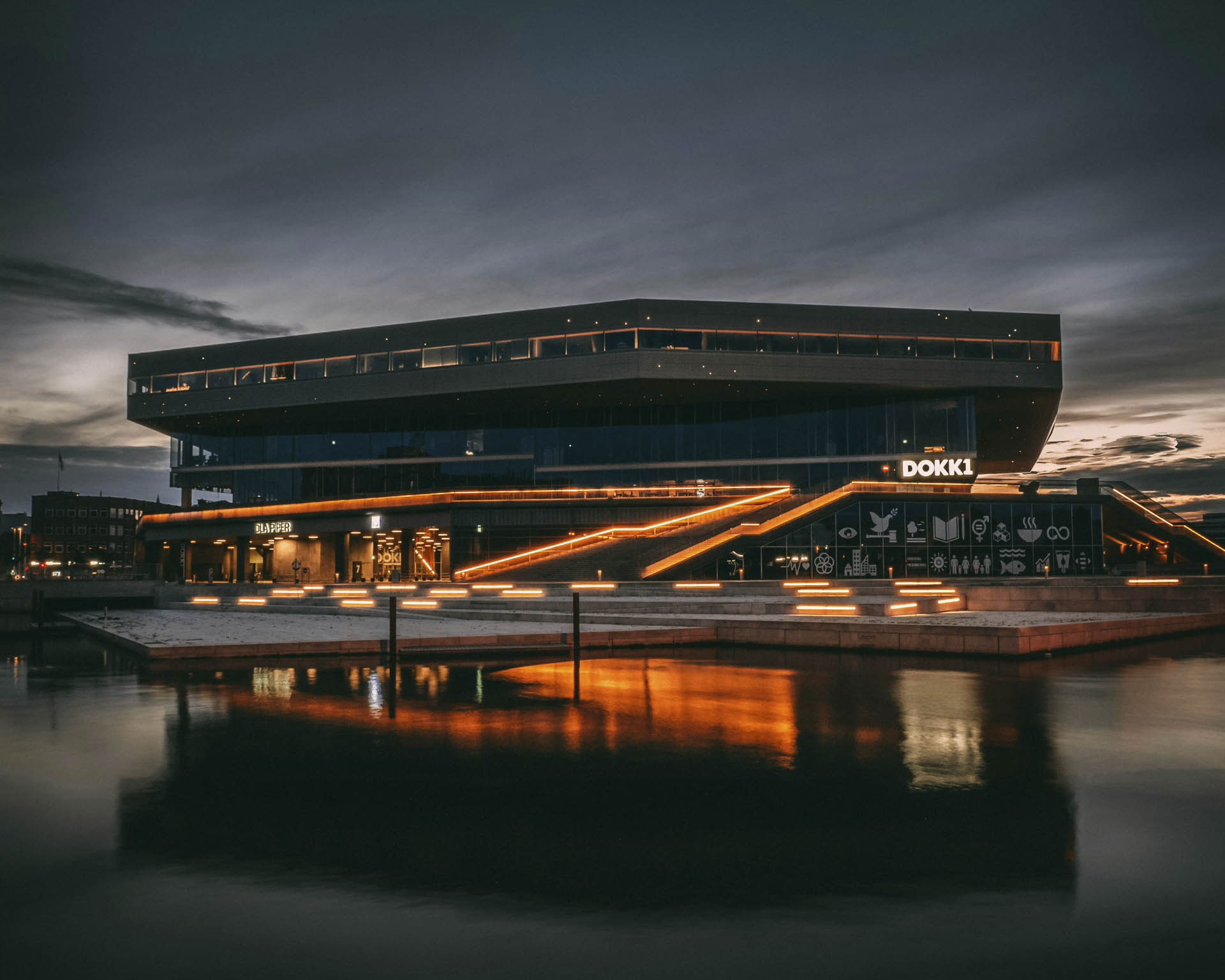 Aarhus after dark