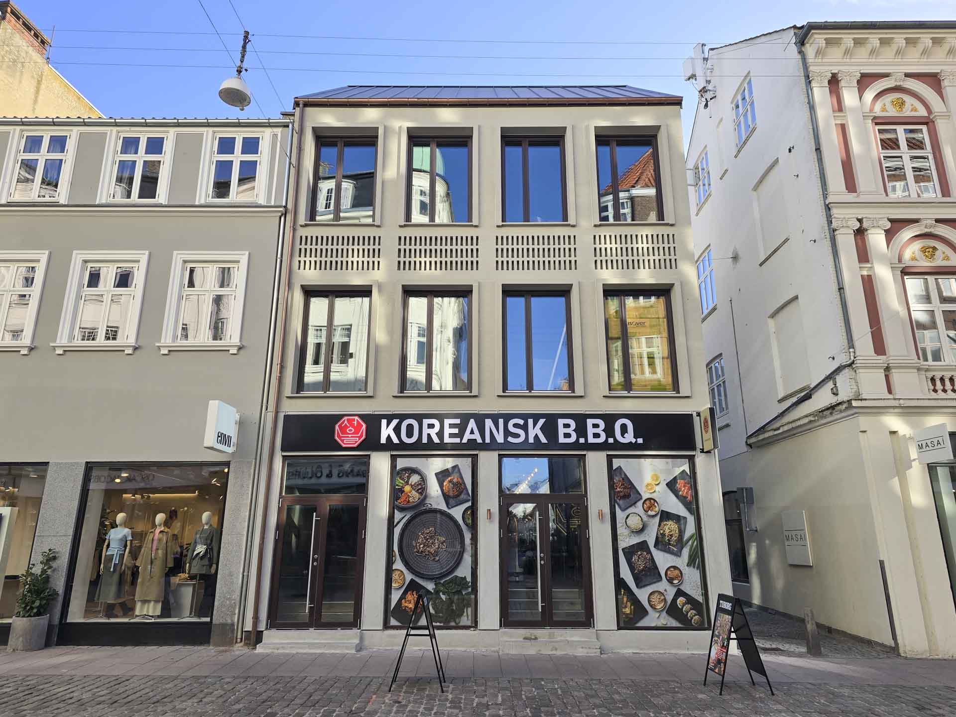 Seoul Koreansk BBQ på Store Torv set udefra.