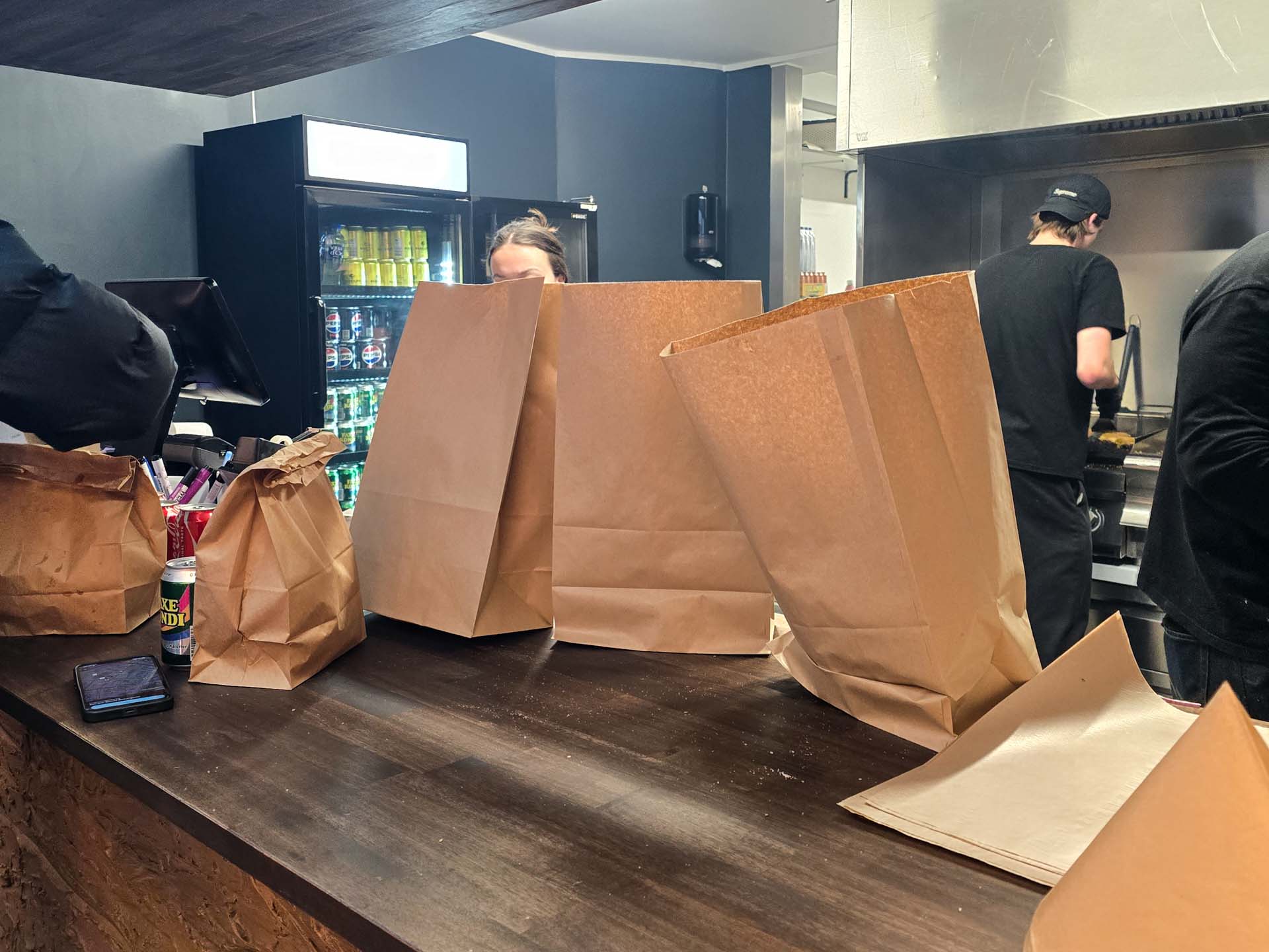 De laver for alvor meget takeaway hos Burger Boss i Aarhus C