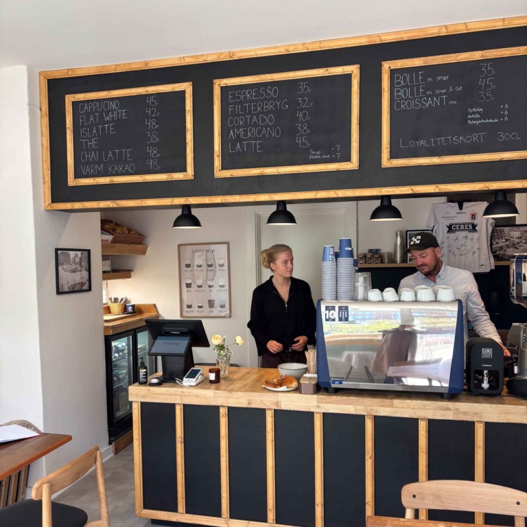 VB Coffee på Vesterbro Torv
