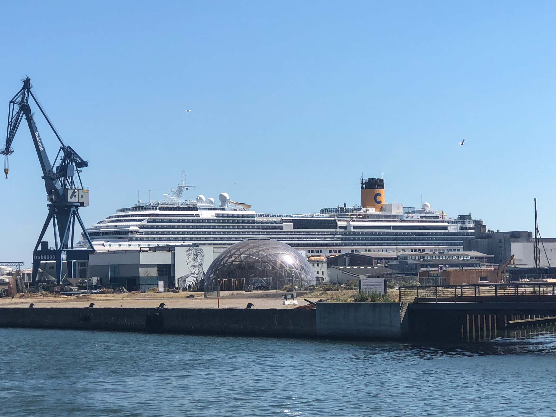Krydstogtskib i Aarhus