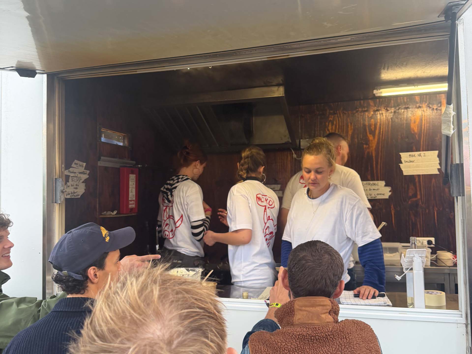 Mleko Bar på NorthSide 26 med deres dumplings