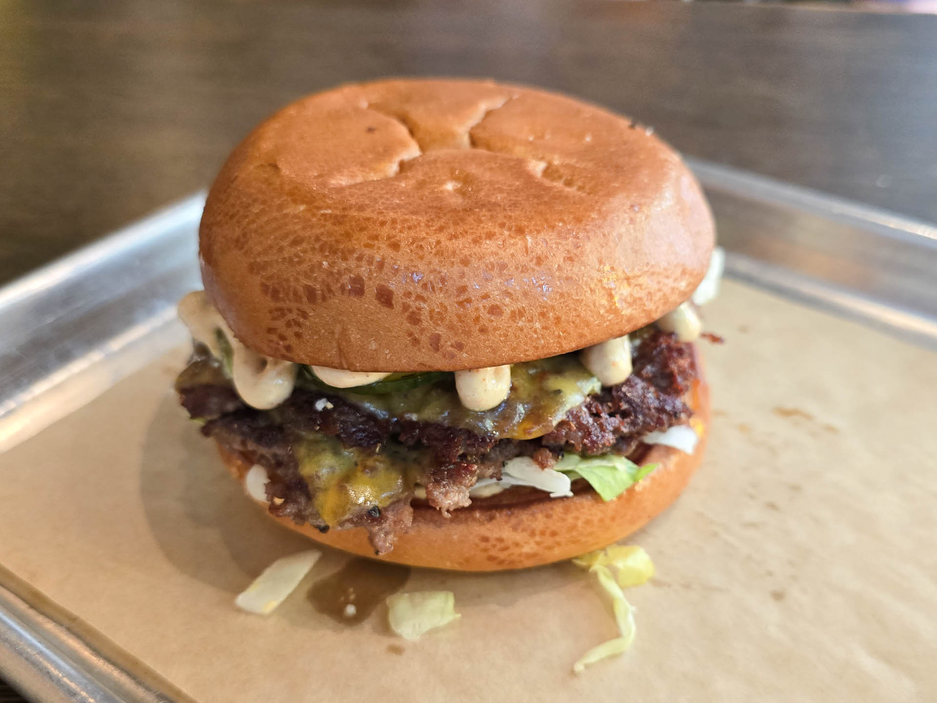 En burger hos Aarhus Smash