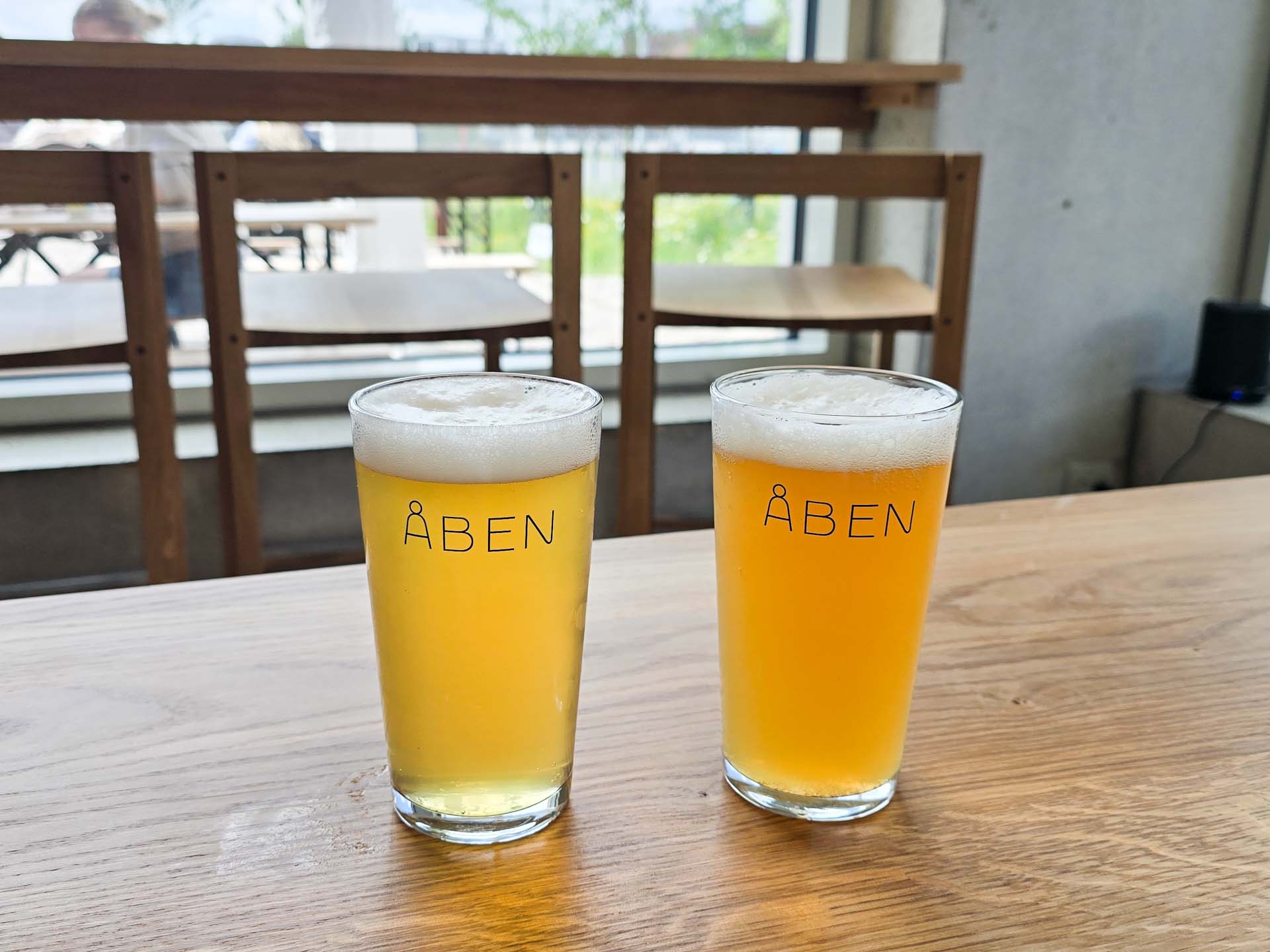 Øl fra Åben hos Faetter i Aarhus 