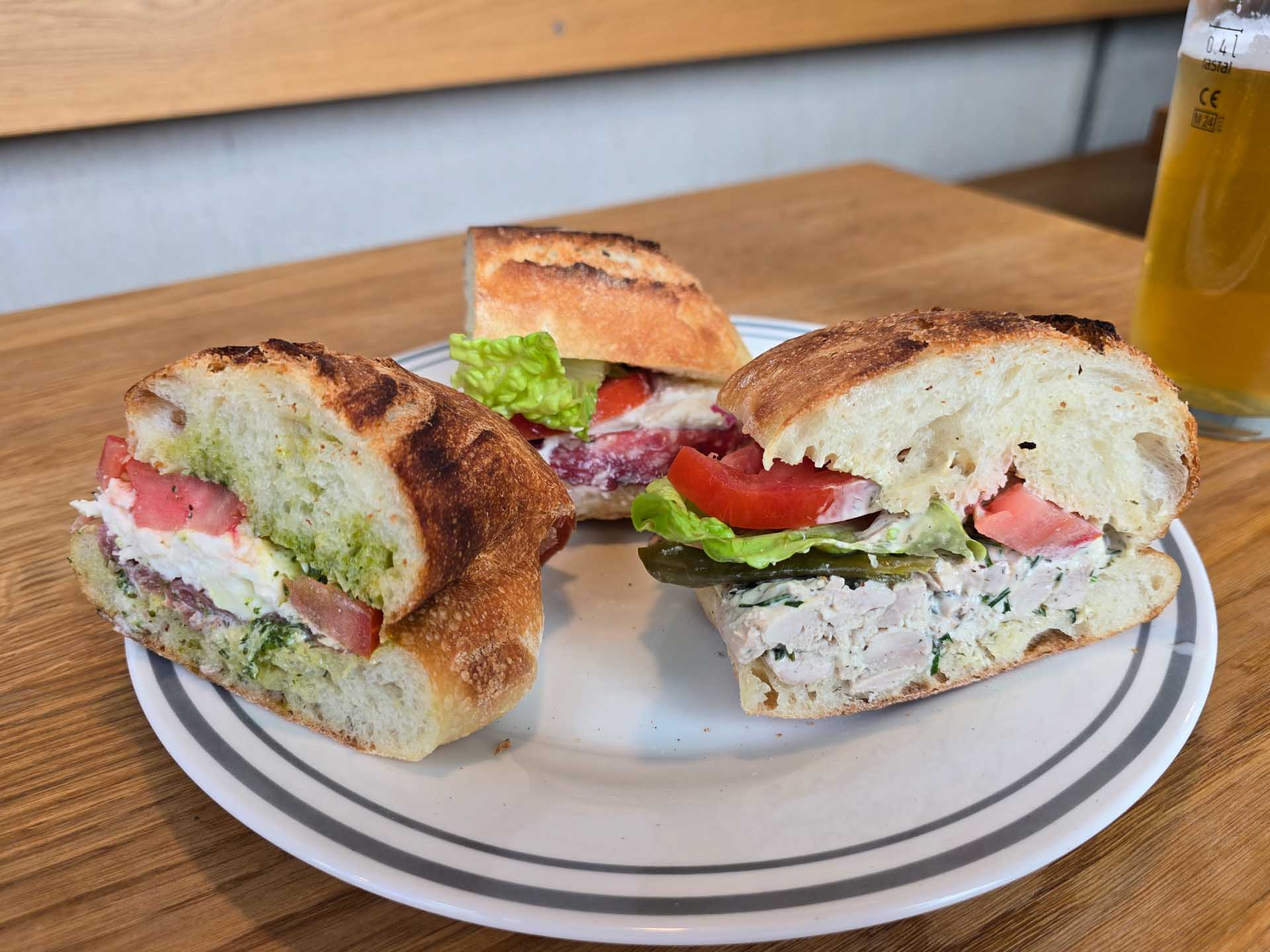 Lidt sandwich Hos Faetter på Godsbanen i Aarhus