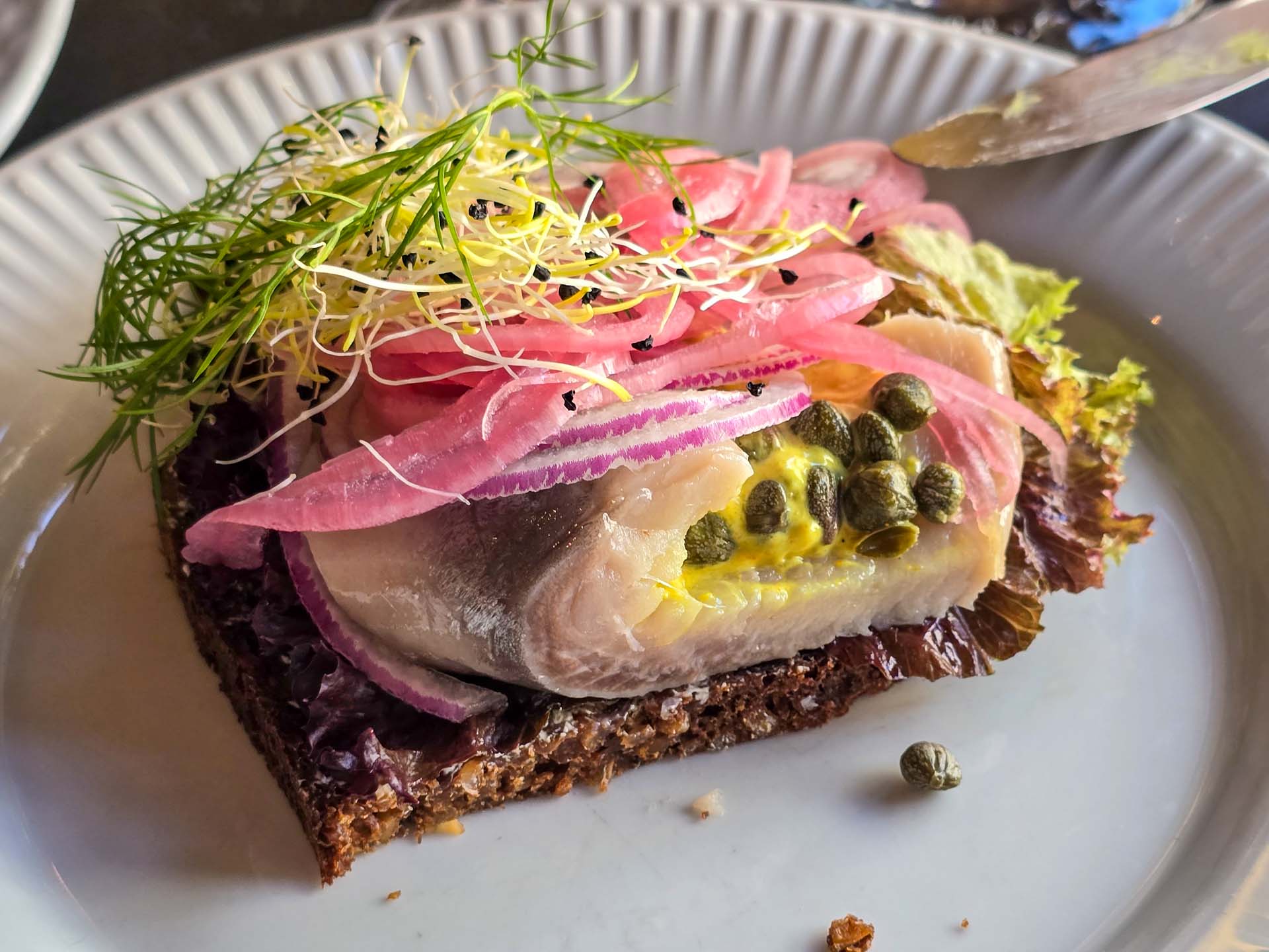 Flot tykkelse på silden hos Klokken i Aarhus