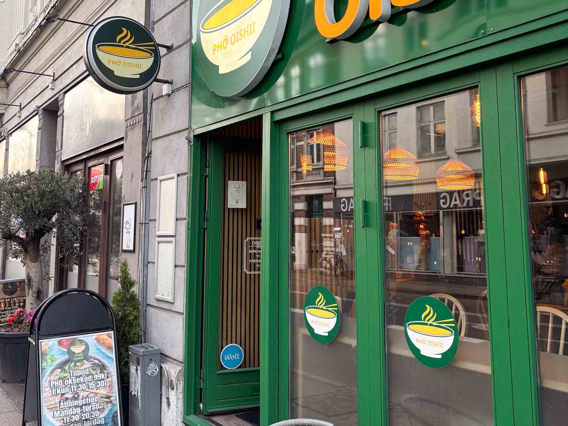 Pho Oishii Restaurant i Aarhus - Billedet er taget af Spiseguiden Aarhus